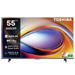 شاشة توشيبا Toshiba 55 بوصة QLED سمارت 4K بريسيفر داخلي - 55M450RP - أقل سعر في مصر