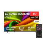 شاشة ال جي LG 65 بوصة نانو 4K سمارت بريسيفر داخلي - أقل سعر في مصر
