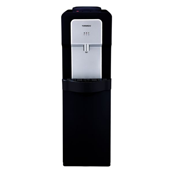 bac2983c6341d44d8240f4cd6763654ec0446ae8_tornado_water_dispenser_1_faucet_silver_x_black_wdm_h30kbe_sb_front.jpg مبرد مياه تورنيدو ساخن وبارد